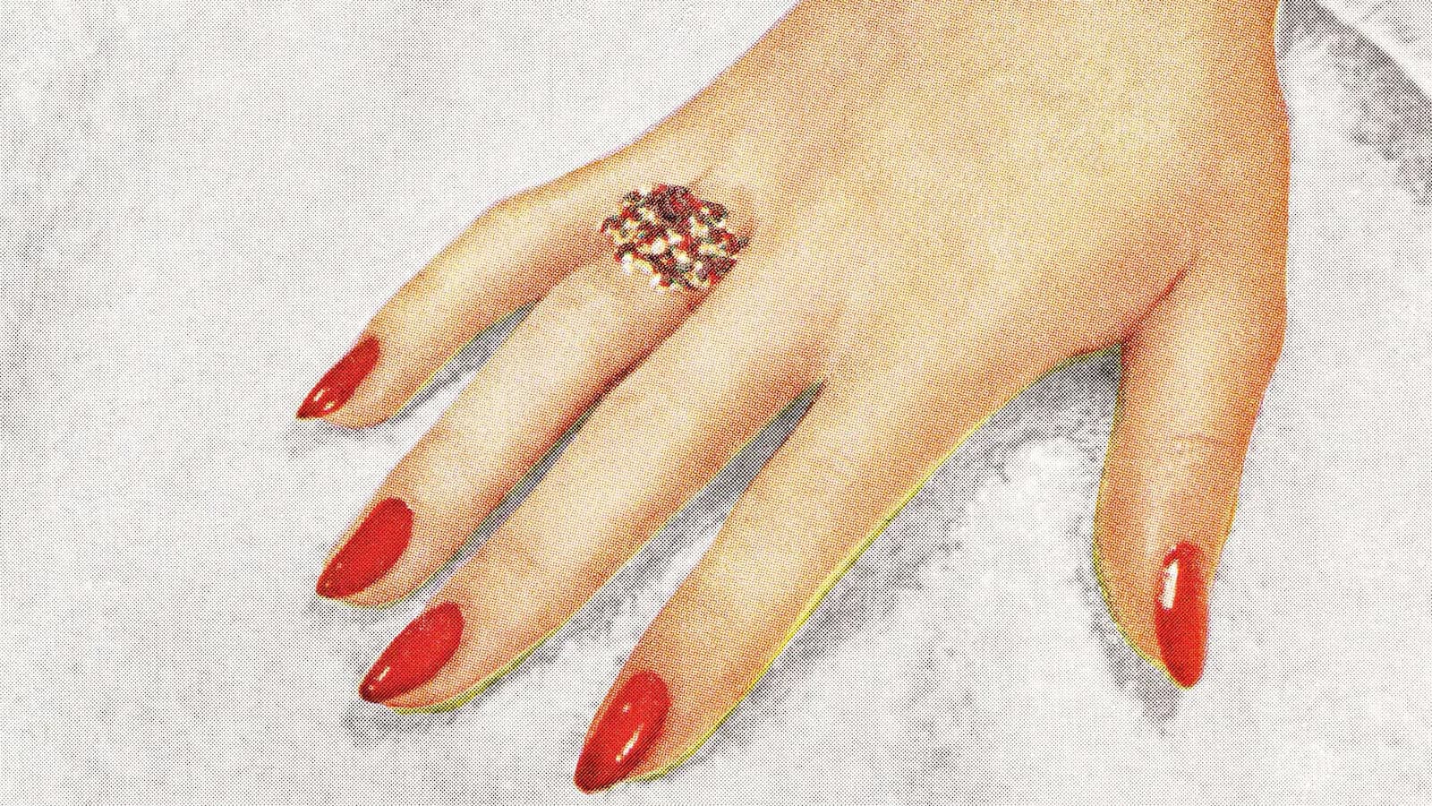 What's the red nail theory? TikTok says this manicure will score you plenty of dates