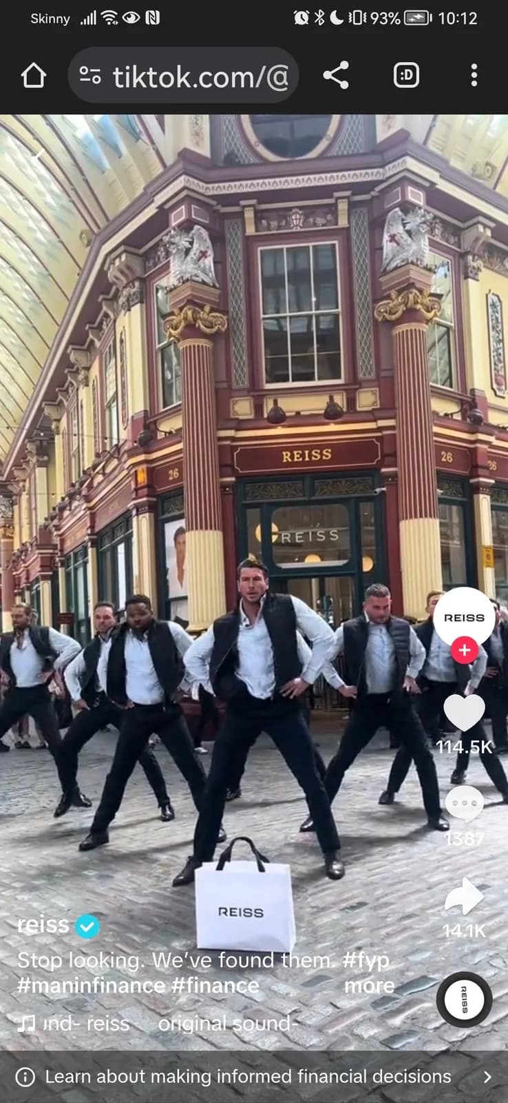 #viralvideo #tiktok #reiss #london #fashionfun | Jessie Healy 🎨