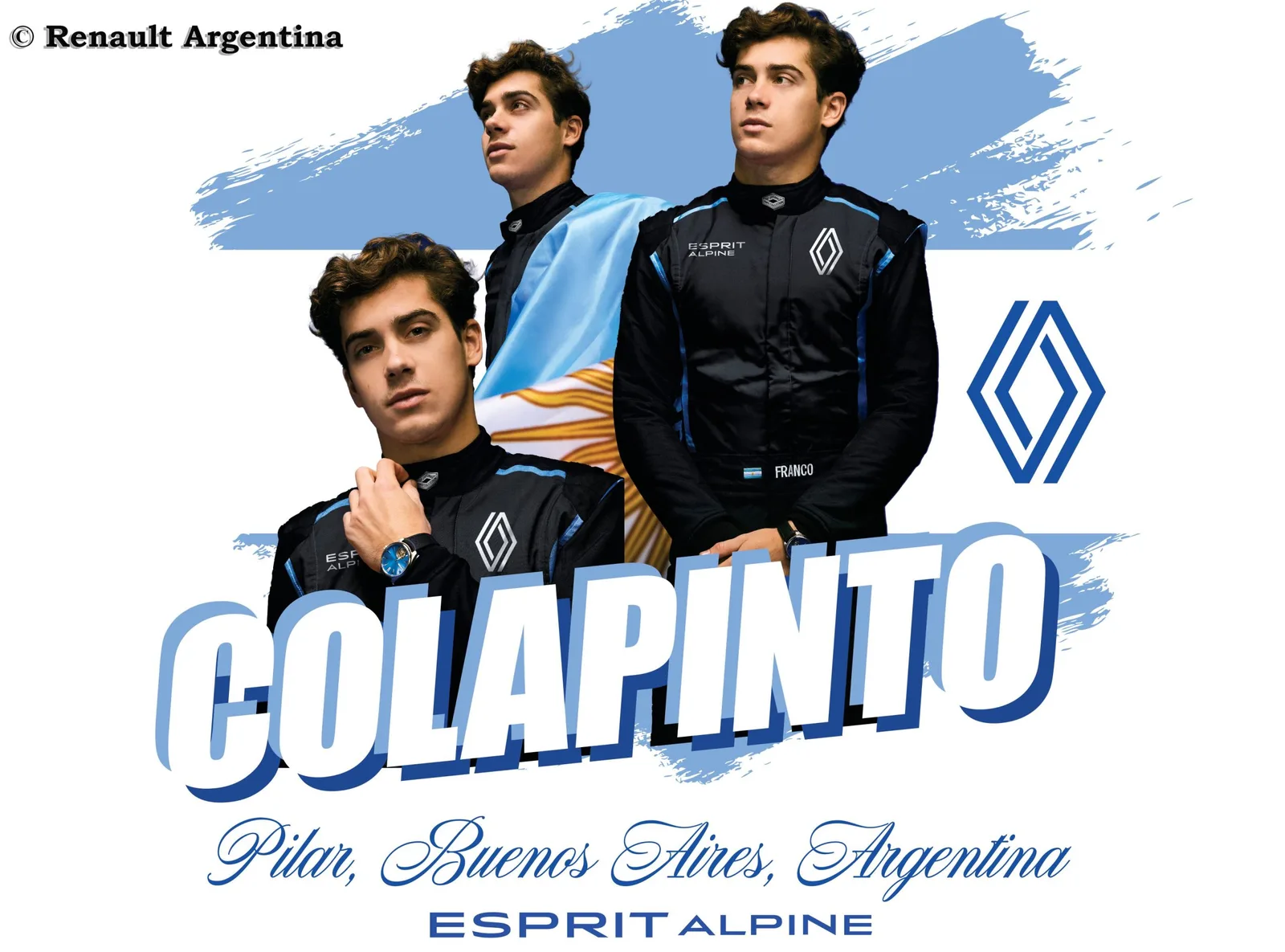Renault Argentina te invita a que personalices tus Merchandising de Colapinto - Todo Fierro