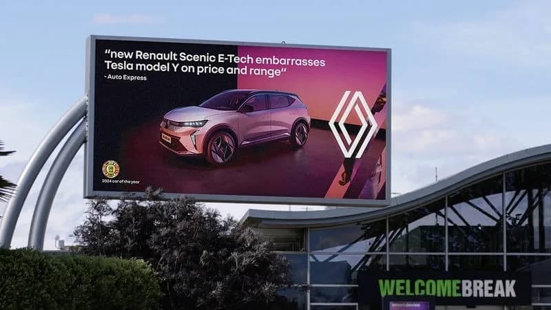 A Single Billboard Heralds The Death Of Tesla