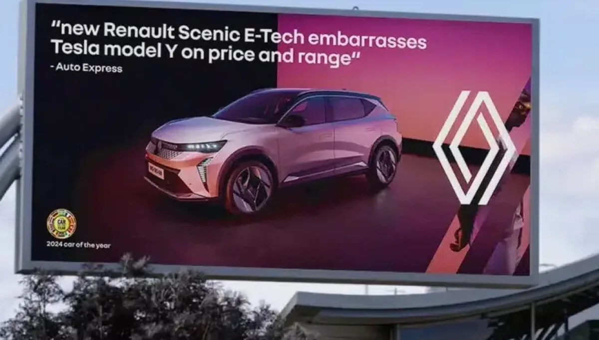 Her håner Renault Tesla-eiere