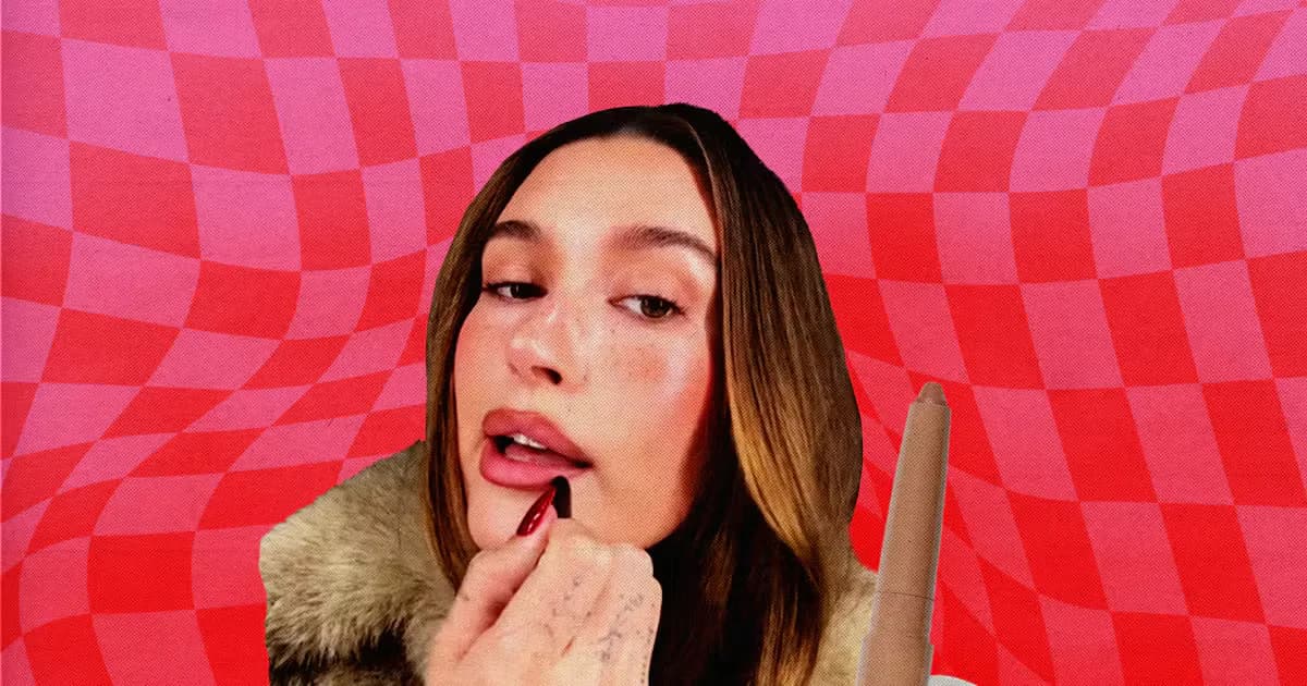 NYLON Editors Try Rhode's New Peptide Lip Shape