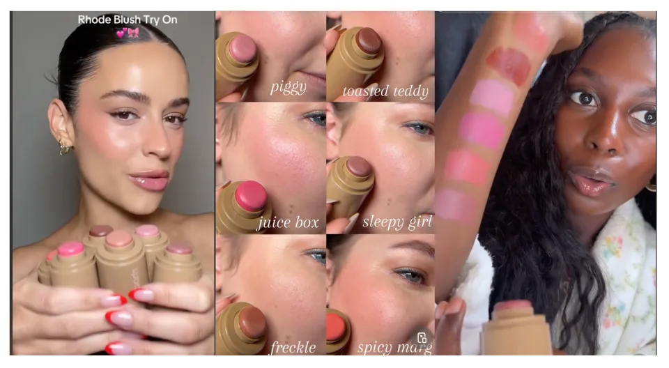 Glossy x Launchmetrics Research: Rhode edges out Benefit as most talked-about blush