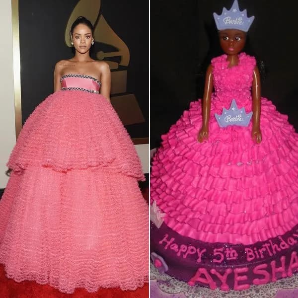 Shout out to @rihanna for arriving as a Dominican cake topper! #LifeGoals #GRAMMYs #Grammys2015 http://t.co/rpmZmn52kJ