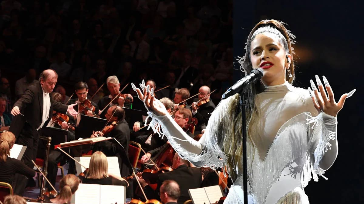 Why does Rosalía’s song ‘Berghain’ feature a symphony orchestra and German opera?