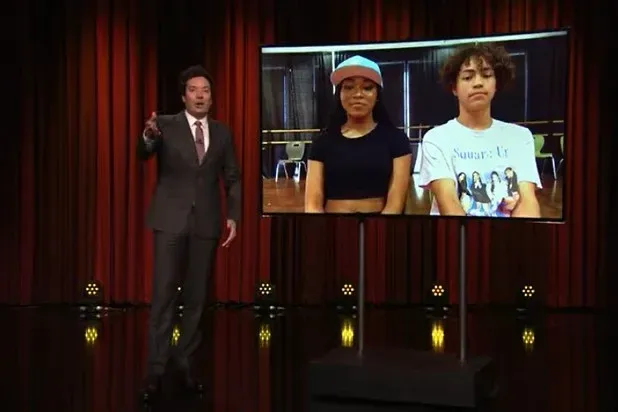 Fallon Has Creators of Viral TikTok Dances on 'The Tonight Show' After Addison Rae Backlash (Video)