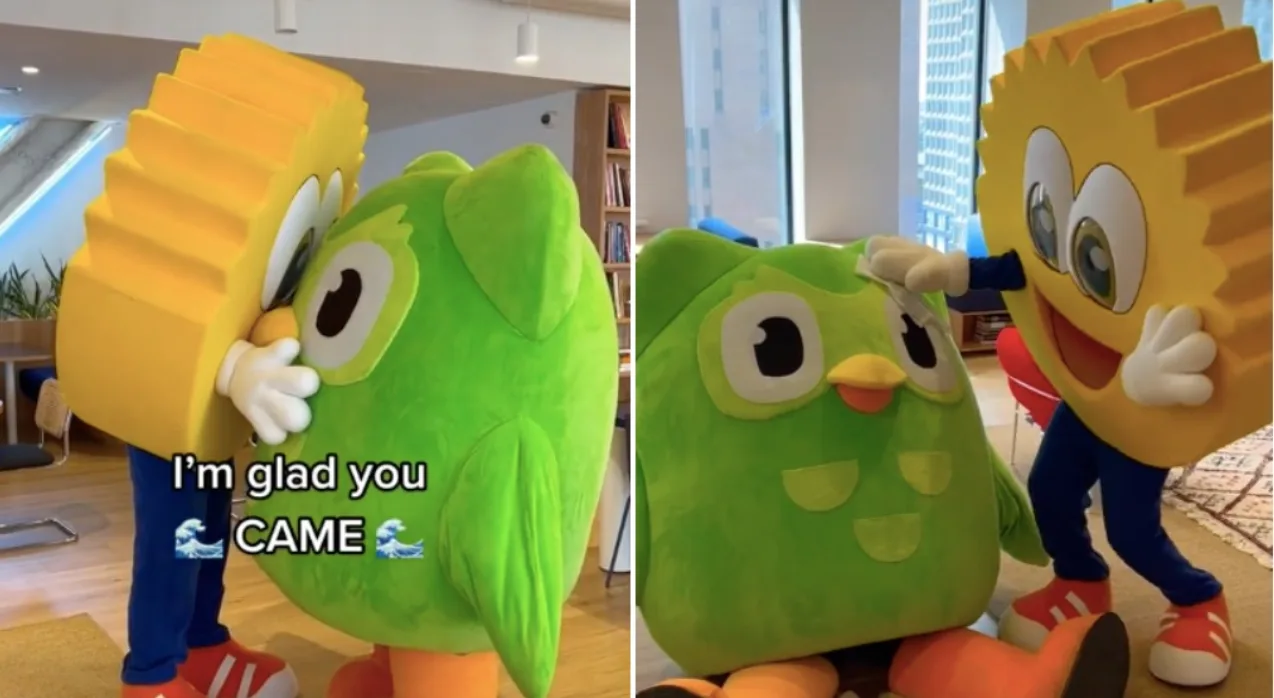 Duolingo And Scrub Daddy Mascots Apparently Had Sex And Are Now Parents In Bizarre Viral Video