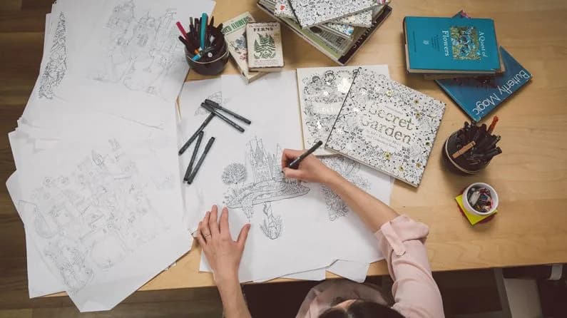 Bestselling author on why the adult colouring book is here to stay