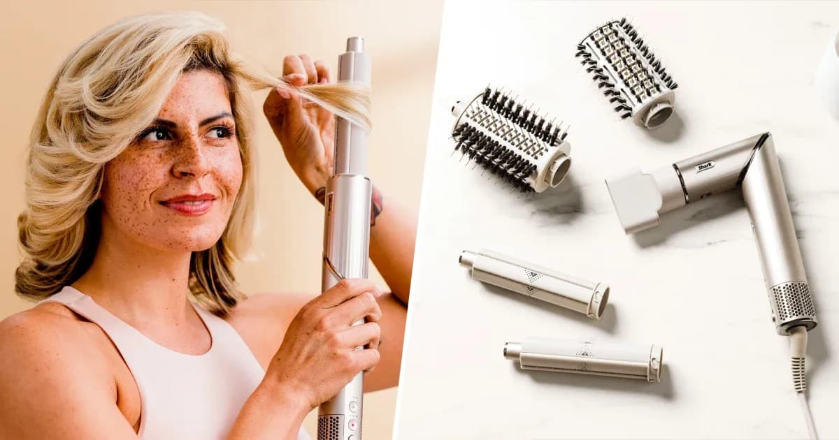 Shark's new multi-styling hair tool can dry, curl, and volumize—without causing heat damage