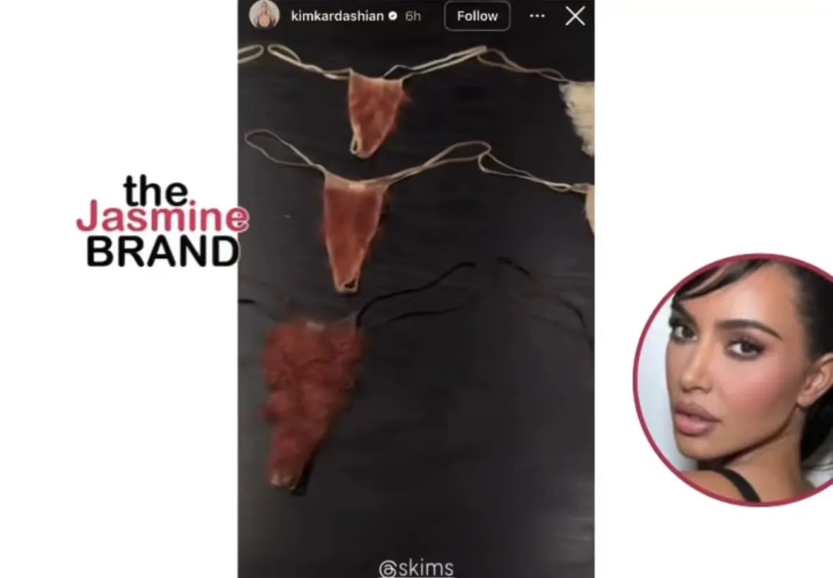 Kim Kardashian & SKIMS Drop New Hairy Thong - Fans Are A Bit Confused - theJasmineBRAND