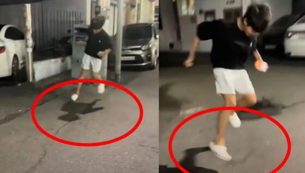 Korean student goes viral for baffling 'floating feet' dance video