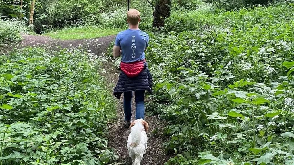 Fit&Well writer Harry Bullmore went on a 'soft hike' around a nature reserve near his home