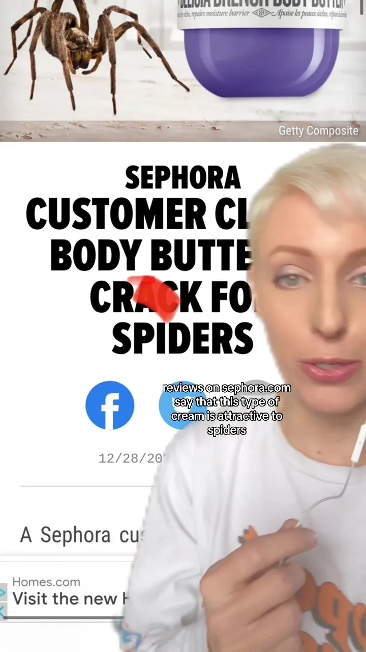 #greenscreen “Use this Cream and you will be a Spider Queen” #spidercreme #spidercream #soldejaneiro #sephora #fyp #spiders #scienceexperiments
