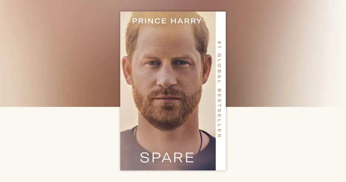 Official Spare audiobook cover and sample.