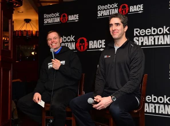 Joe De Sena, Spartan Co-founder and Yan Martin, Head of Global Brand...