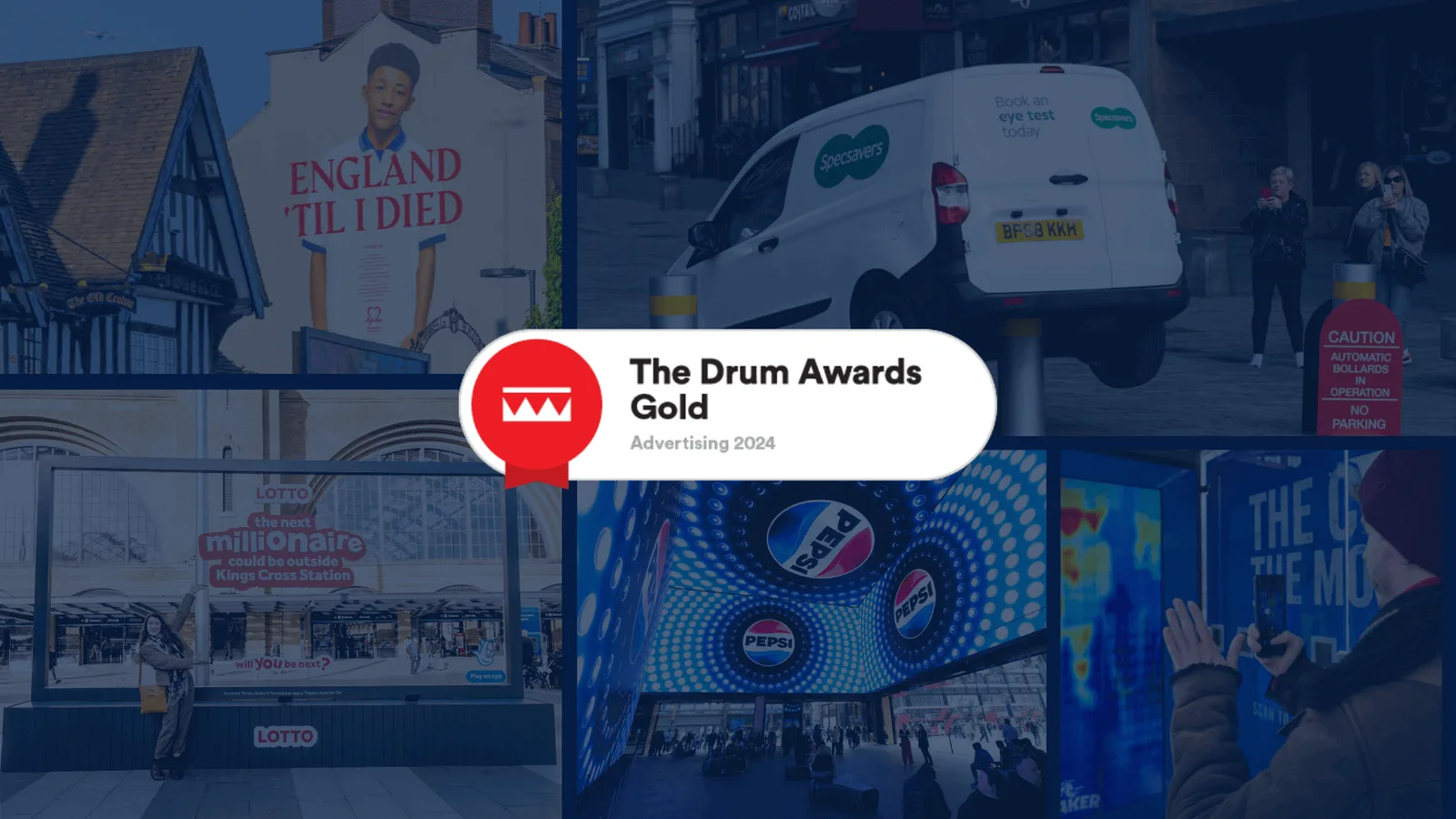 Grand Visual Win 5 Awards for OOH at The Drum Awards 2024 - Grand Visual