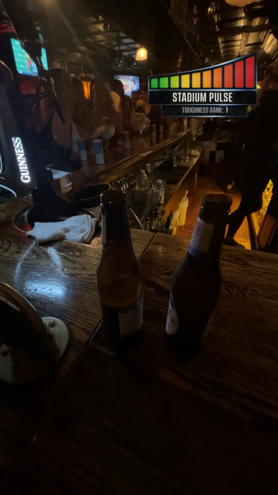 Toxic ex and friends spotted roaming the bar. Can’t get a more hostile environment than this