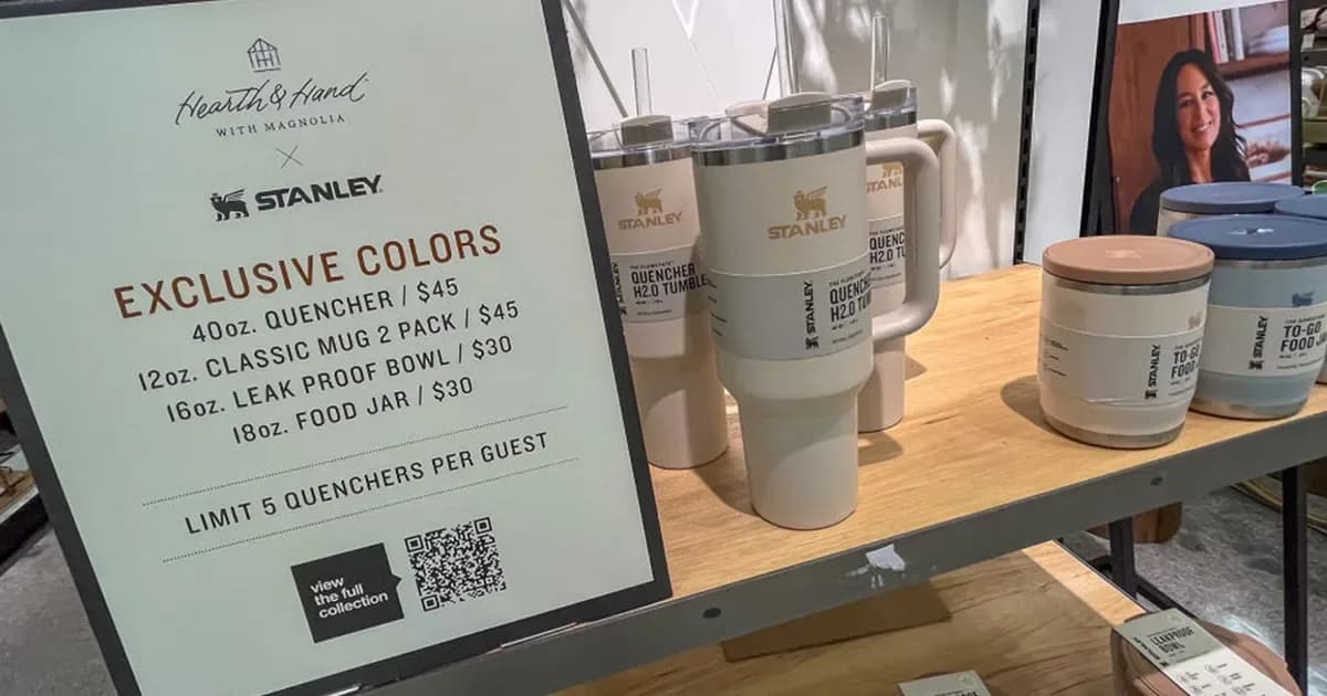 Stanley products contain 'some lead,' company says as insulated steel tumblers surge in popularity