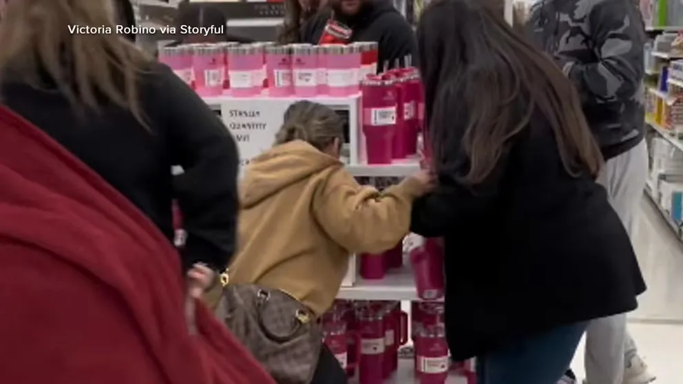 Video Stanley cups generating long lines outside Starbucks and Target