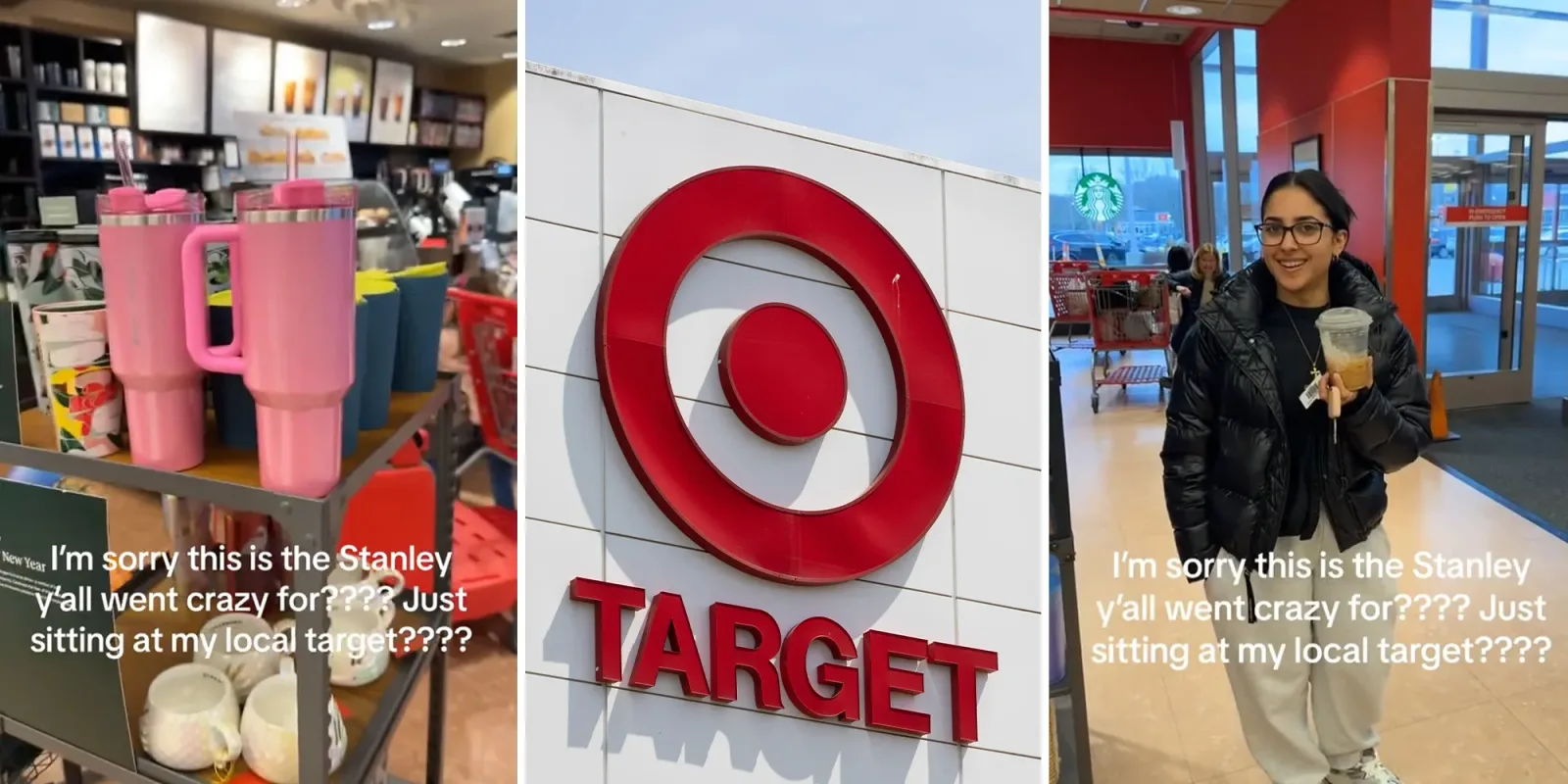 ‘This is the Stanley y’all went crazy for????’: Target shopper finds Valentine’s Day Stanley cups ‘just sitting’ on the shelves