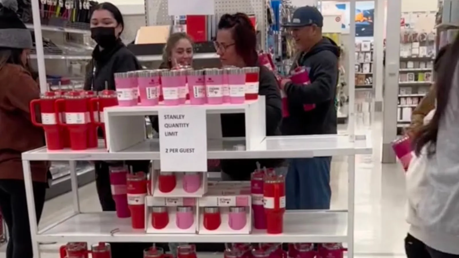 Shoppers clamor for limited-edition Stanley cups selling out at Target