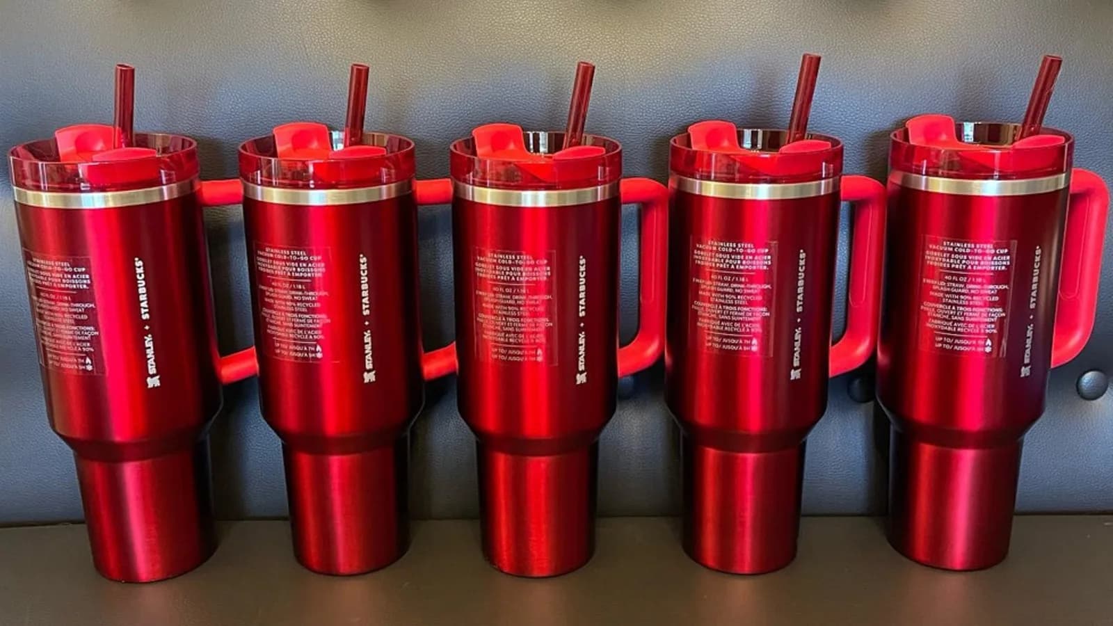 Starbucks' Cherry Red Stanley Cups Are Selling Fast And Already Being Resold - Tasting Table