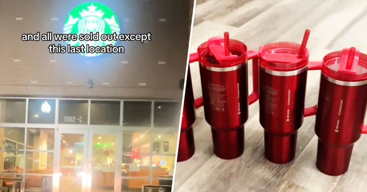 Starbucks customers are camping out for red Stanley cups and selling them for hundreds of dollars