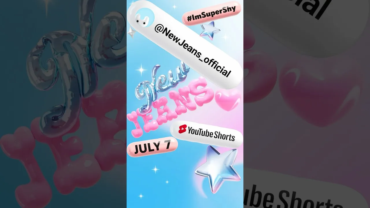 #ImSuperShy Coming Soon! 🐰 only on YouTube Shorts #NewJeans #NewJeans_SuperShy #Time_to_NewJeans