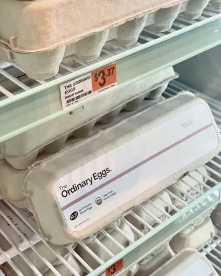 The Ordinary shake up NYC’s egg shortage with cracking idea