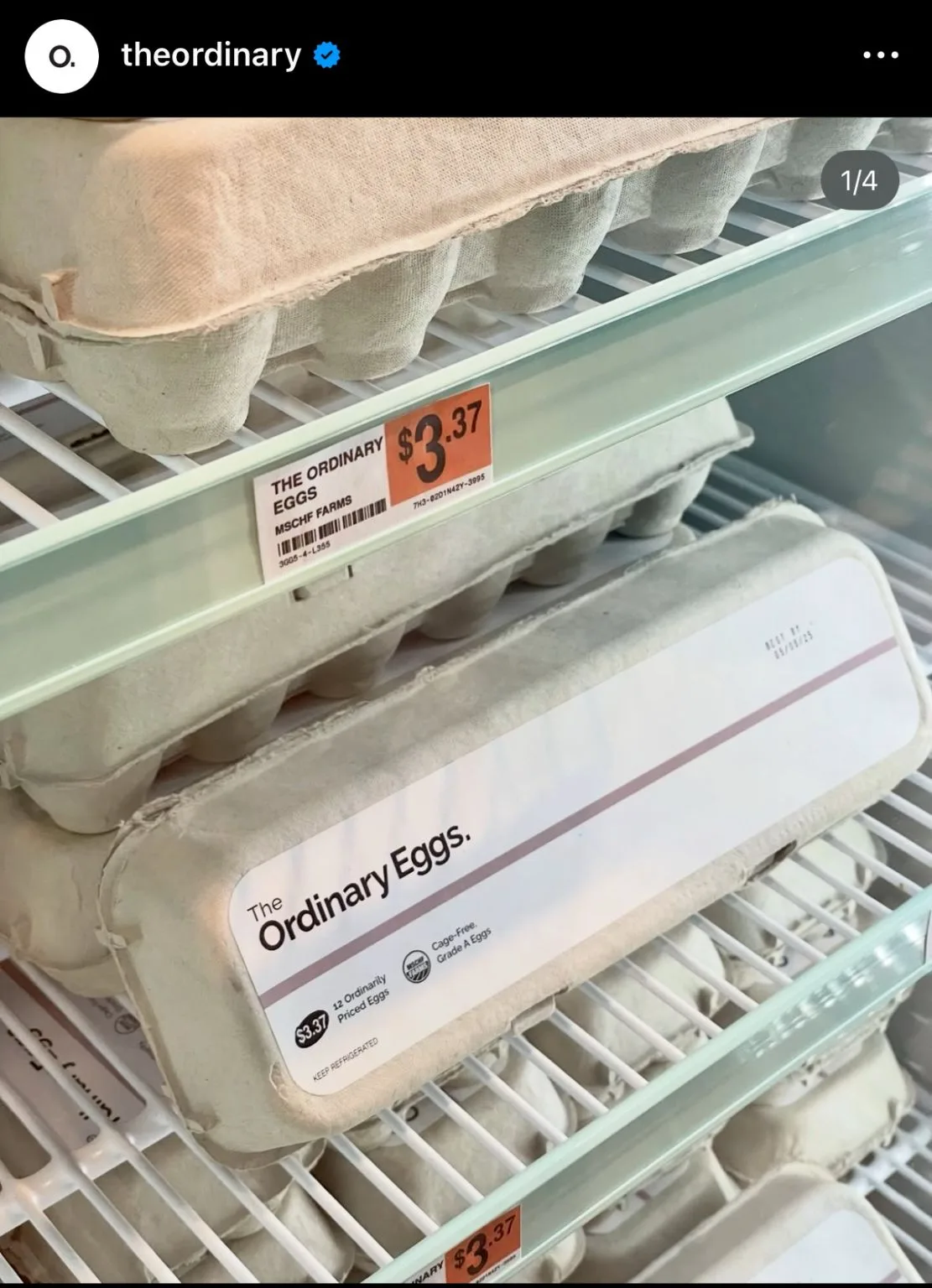 I’m obsessed with The Ordinary’s “ordinarily priced” eggs social stunt this weekend in NYC. The no frills beauty company is offering branded packages of a dozen eggs at the “ordinary” price of…