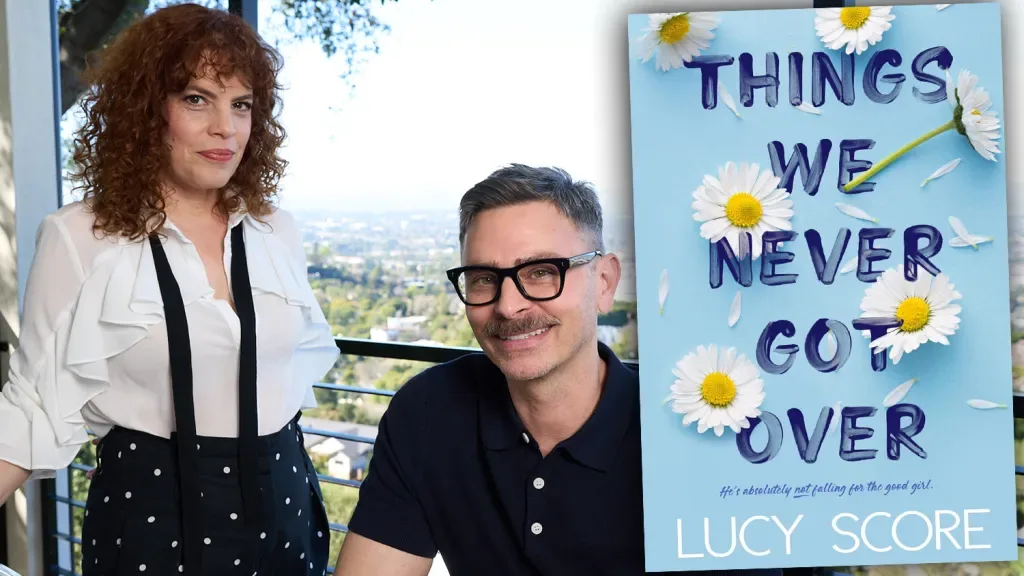 Nicole Snyder & Eric Charmelo and hte book Things We Never Got Over by Lucy Score