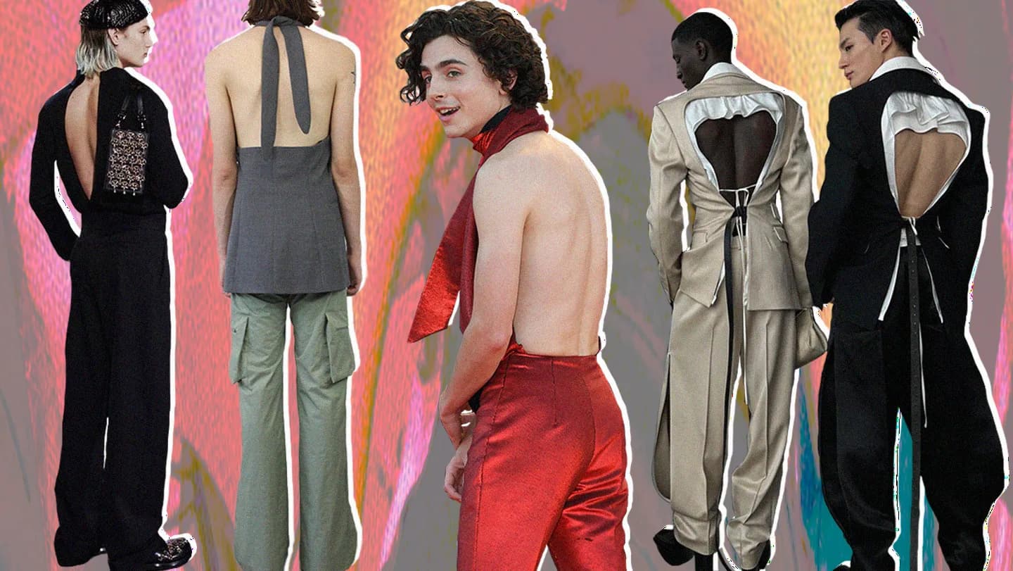 The backless boy’s suit is here to stay