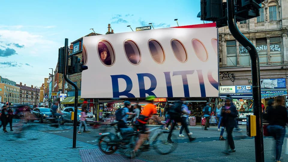 Window Seats: British Airways' Vibrant OOH Is Poetry in Motion | Muse by Clios
