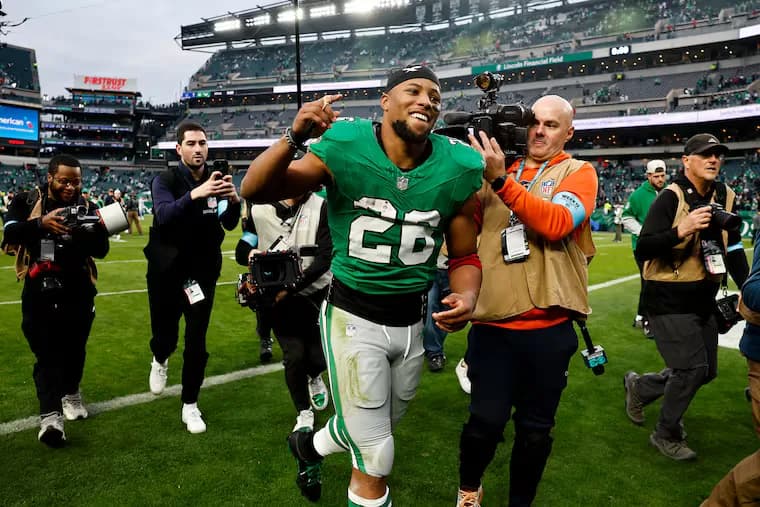 Saquon Barkley isn’t playing Sunday — but he’s still trolling Giants owner John Mara