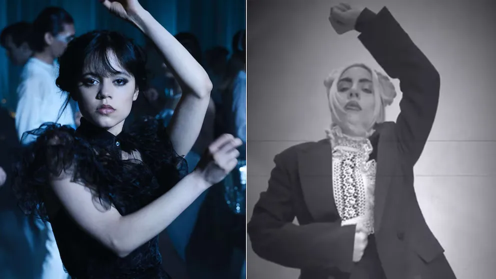 Lady Gaga does the 'Wednesday' dance to her song 'Bloody Mary'