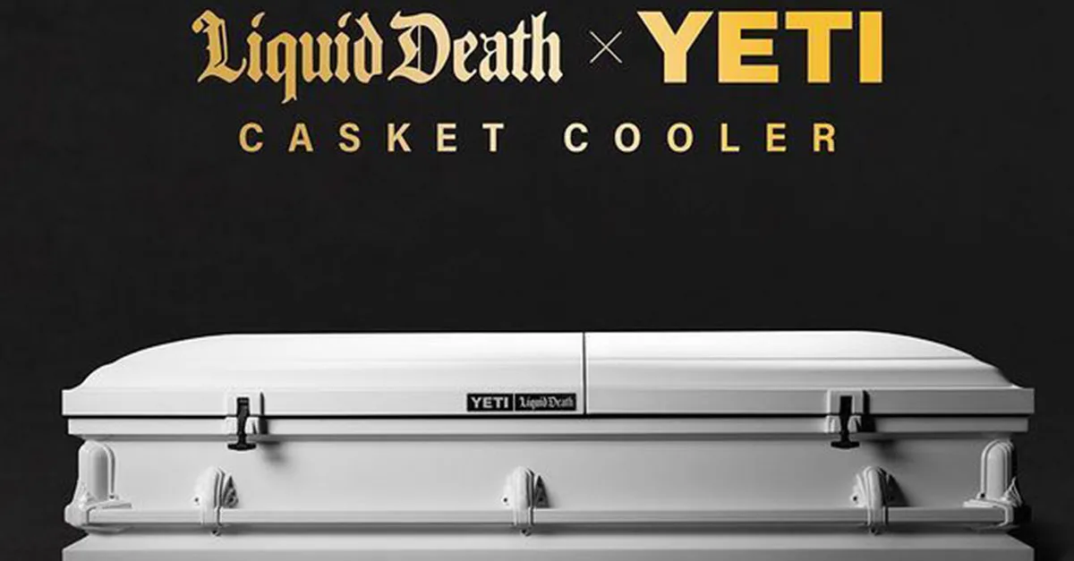 On Ice: Liquid Death and Yeti Drop a Spooky-Ass Casket Cooler