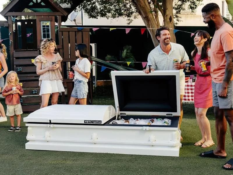 Liquid Death and Yeti’s ‘Casket Cooler’ keeps drinks deathly cold | Carlos Rangel