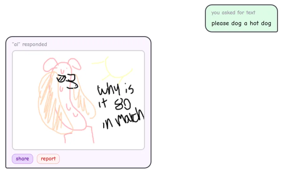 Haha, Now I'm The AI
