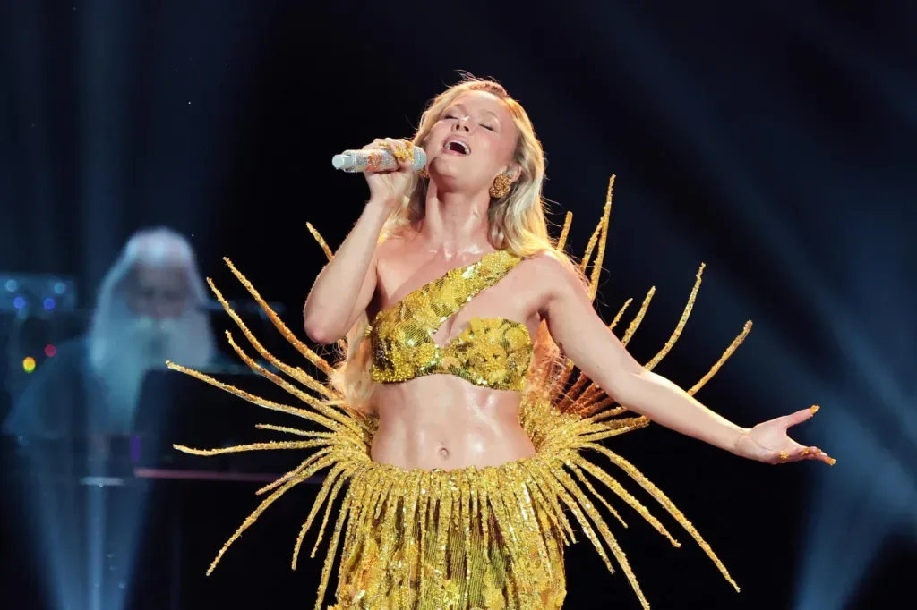 Zara Larsson performs onstage at the 68th GRAMMY Awards held at the Crypto.com Arena on February 01, 2026 in Los Angeles, California.