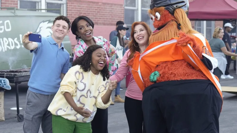 The teachers with Gritty in Development Day