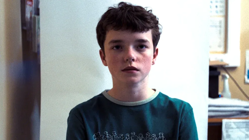 Adolescence. Owen Cooper as Jamie Miller in Adolescence. Cr. Courtesy of Netflix © 2024