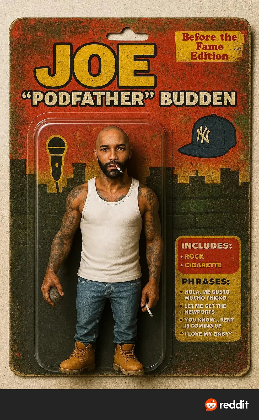 Joe & Ish action figures (via Reddit user stealthryder1).