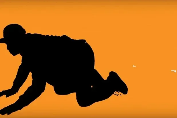 Conan's parody of Apple's silhouette AirPods ad