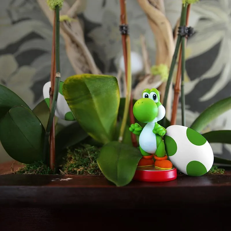 Nintendo of America's Yoshi amiibo hiding eggs among plants