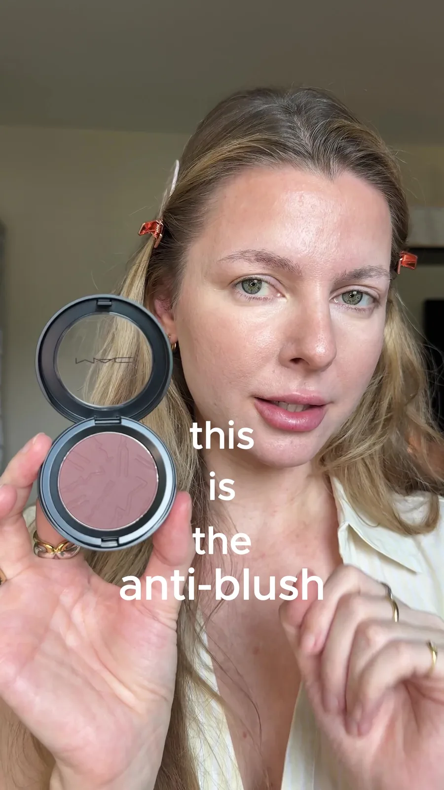 @M·A·C Cosmetics Film Noir Buff Blush ☺️ #blonzer #blush #bronzer