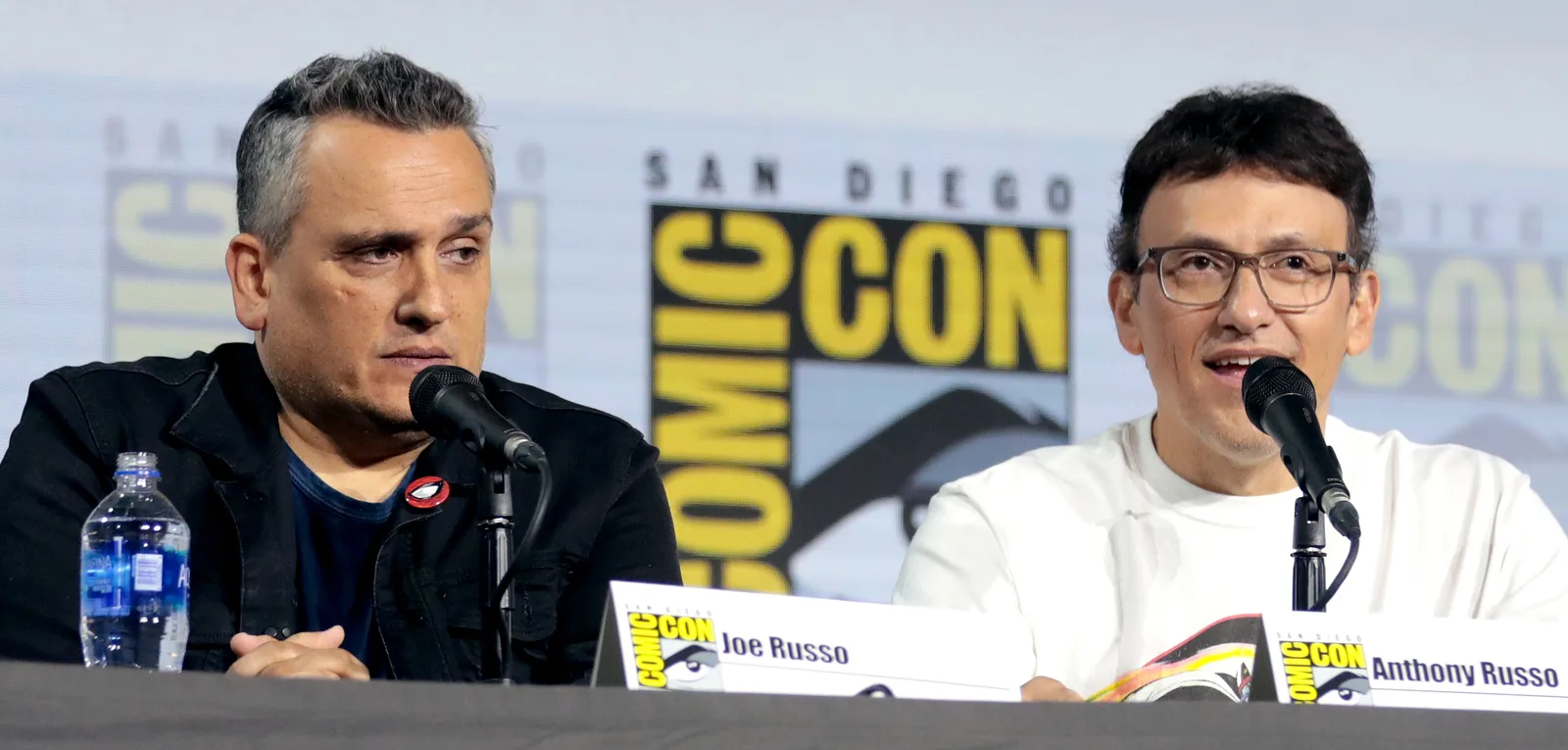 Joe and Anthony Russo at San Diego Comic-Con on July 19, 2019. CC BY-SA 3.0.