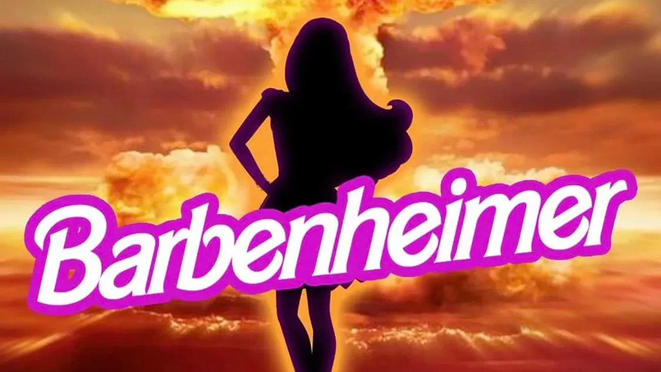 Barbenheimer poster