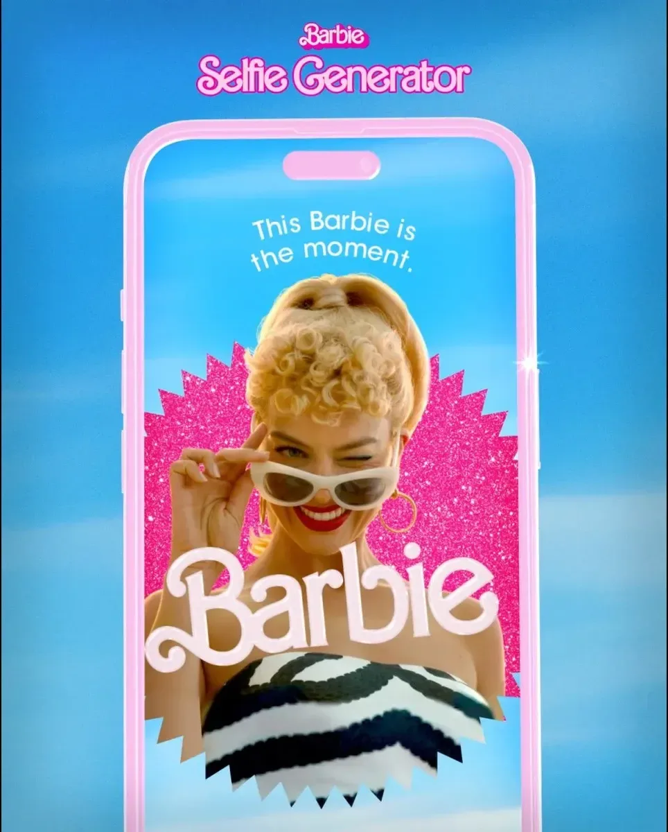 Take a selfie to become a Barbie (or Ken)! ✨📸 Visit to take a selfie with the #BarbieTheMovie Selfie Generator!