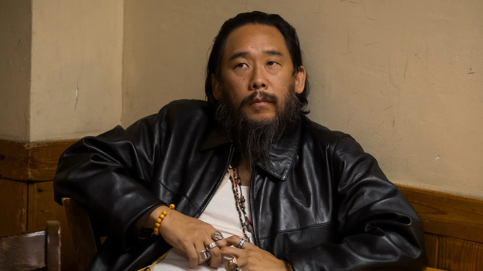 Artist David Choe, who plays Isaac in Beef.