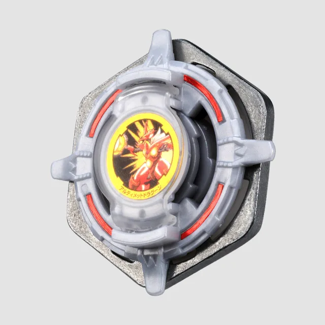 An original Beyblade top from Takara Tomy's product history